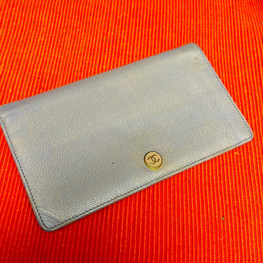 Chanel Cheque Long Wallet Authentic
